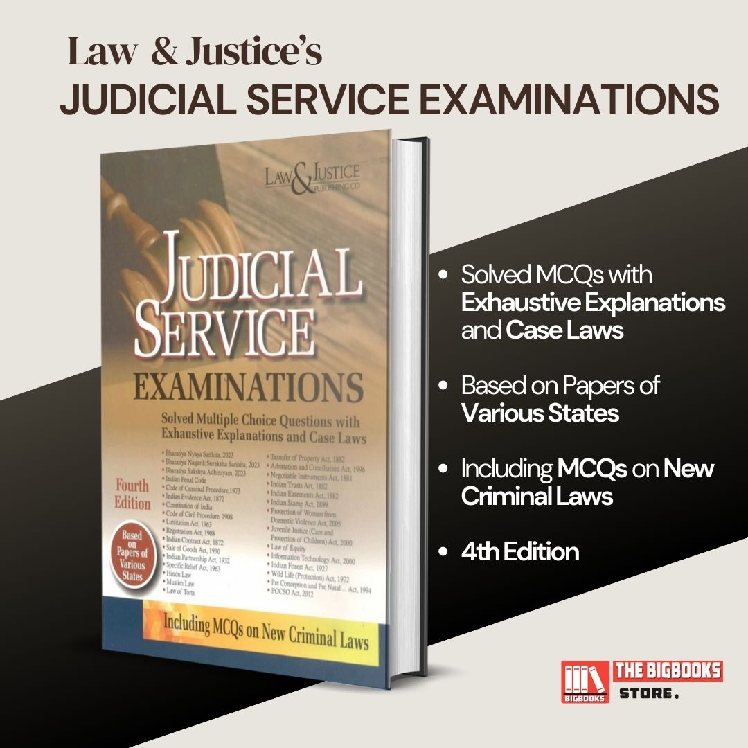 L&J’s Judicial Service Examinations Book – MCQs with Explanations & Case Laws (Based on Papers of Various States) | 4th Edition 2025