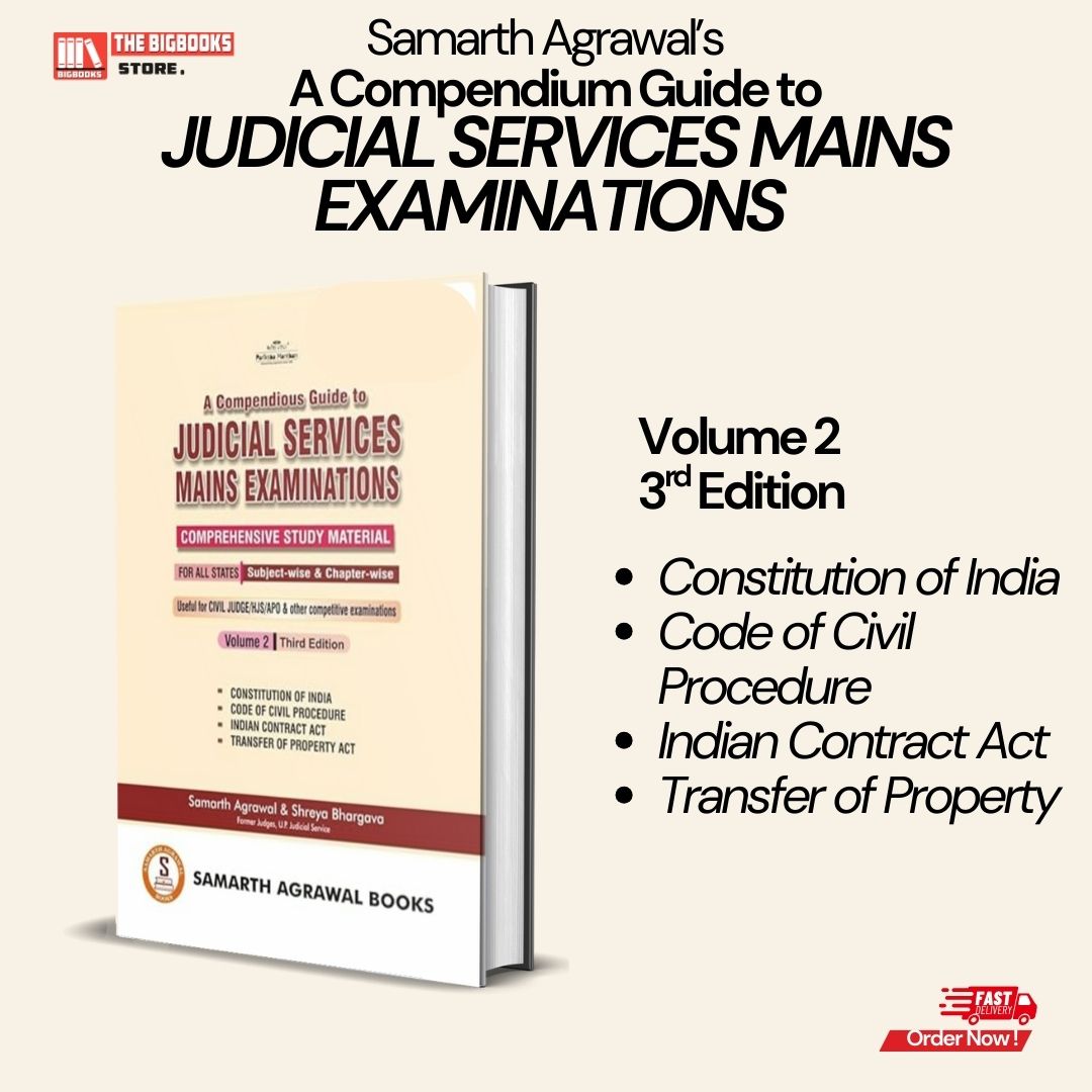 Samarth Agrawal’s A Compendious Guide to Judicial Services Mains Examination Volume-2 – 3rd Edition 2025