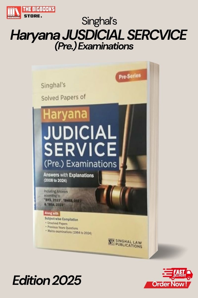 Singhal's Solved Papers of  Haryana Judicial Service (Pre) Examinations - 6th Edition 2024-25