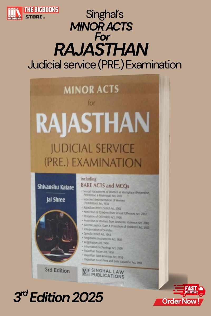 Singhal's Minor Act For Rajasthan Judicial Service (Pre.) Examination - 3rd Edition 2025 Singhal's Minor Act For Rajasthan Judicial Service (Pre.) Examination - 3rd Edition 2025