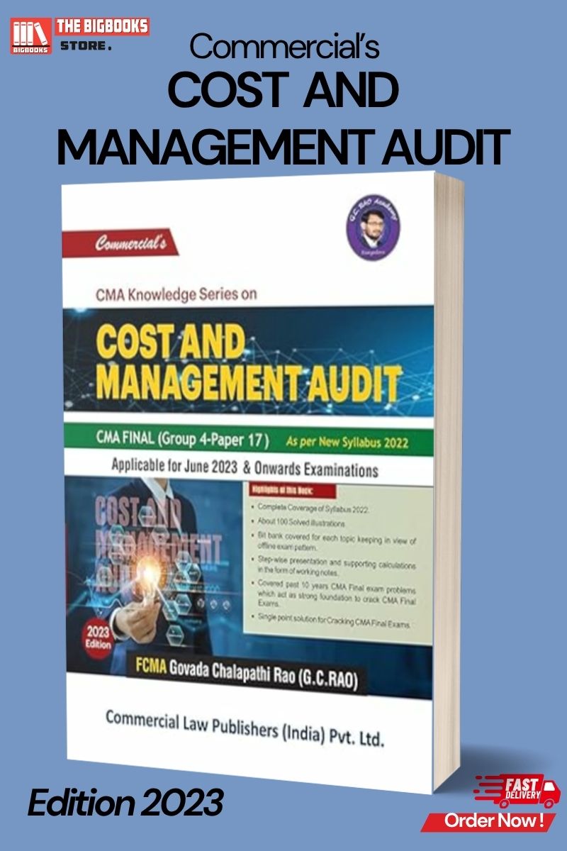 Commercial's CMA Knowledge Series on Cost and Management Audit CMA Final (Group 4-Paper 17) - Edition 2023