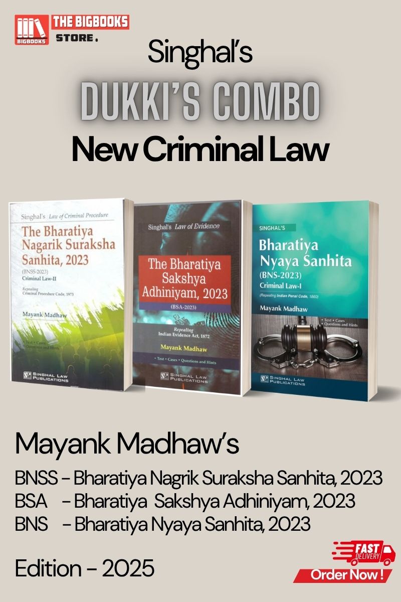 Singhal's Dukki's Combo – New Criminal Law (BNSS, BNS, BSA) – Latest Edition 2025