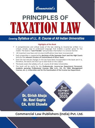 Commercial's Principles of Taxation Law - 2nd Edition 2025