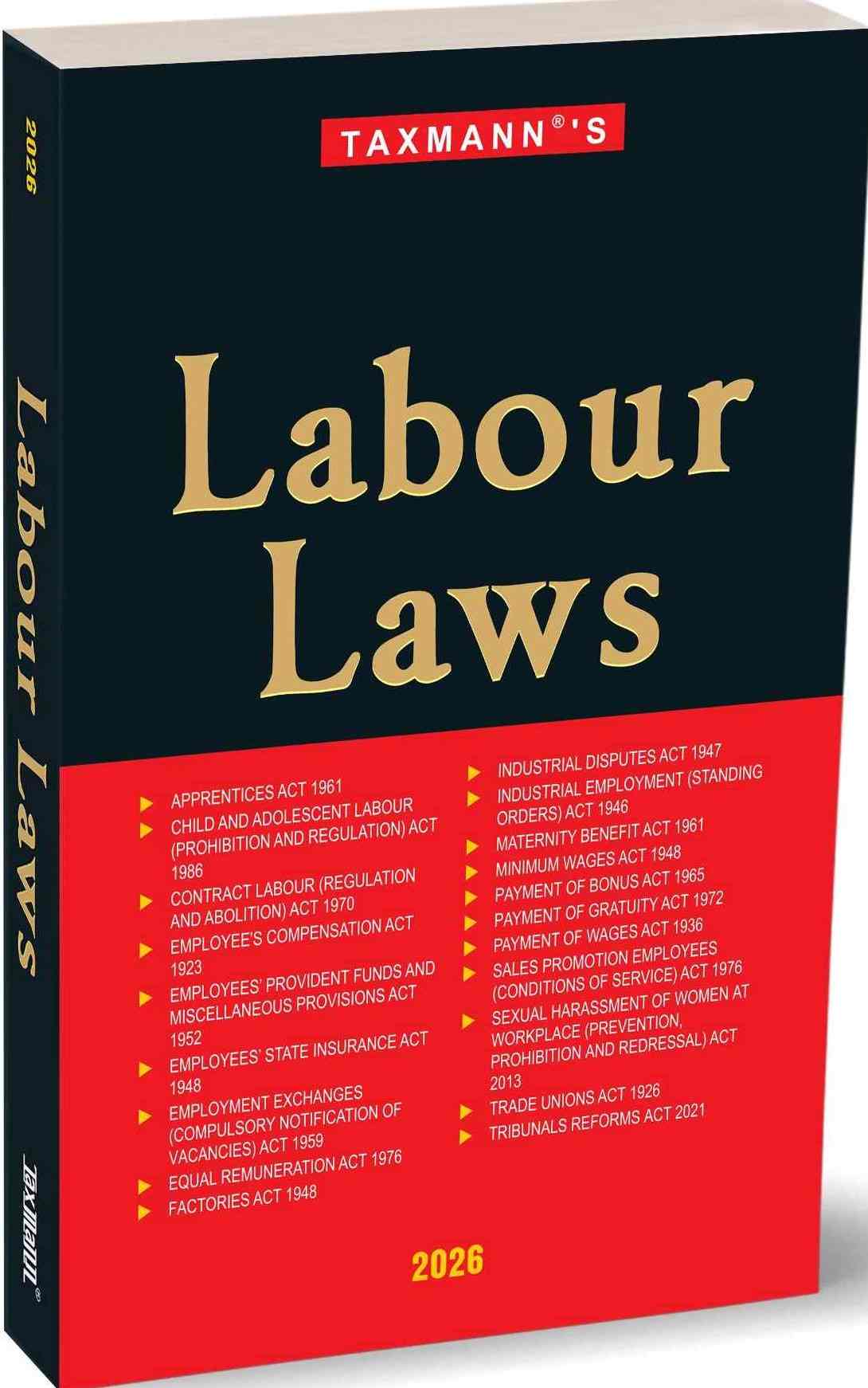 Taxmann's Labour Laws- Edition 2026 Taxmann's Labour Laws- Edition 2026