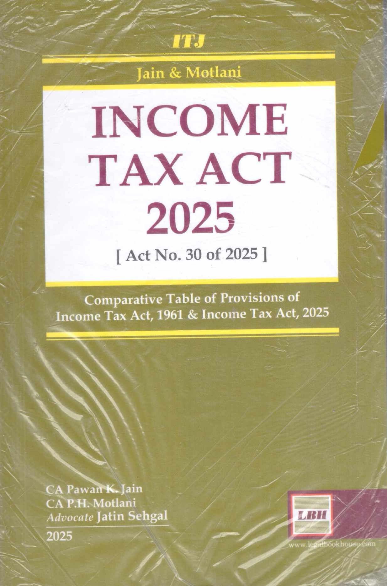 LBH's Income Tax act - Edition 2025