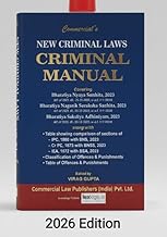 Commercial's New Criminal Law (Criminal Manual BNS,BNSS,BSA ) (POKECT) - Reprint Edition 2026
