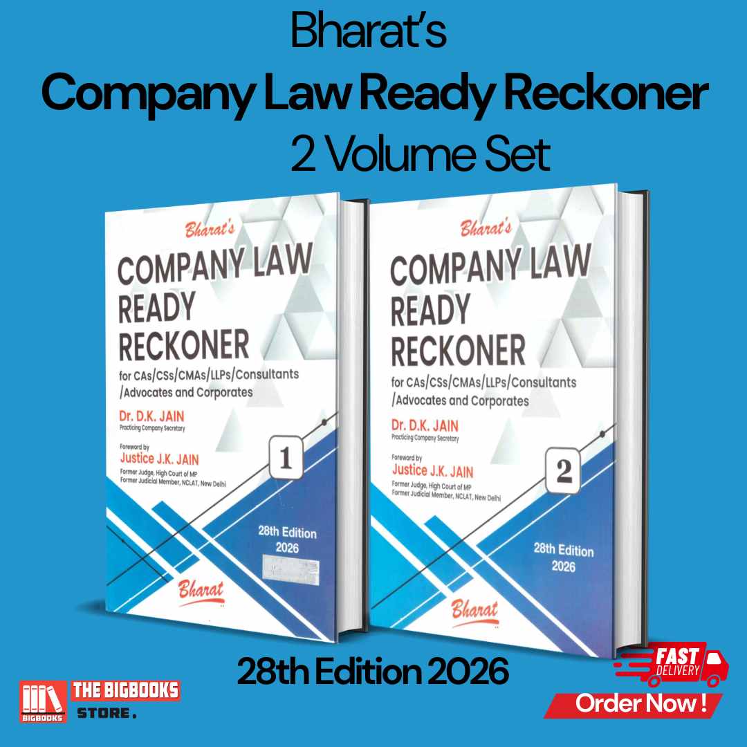 Bharat’s Company Law Ready Reckoner (2 Volume Set ) - 28th Edition 2026
