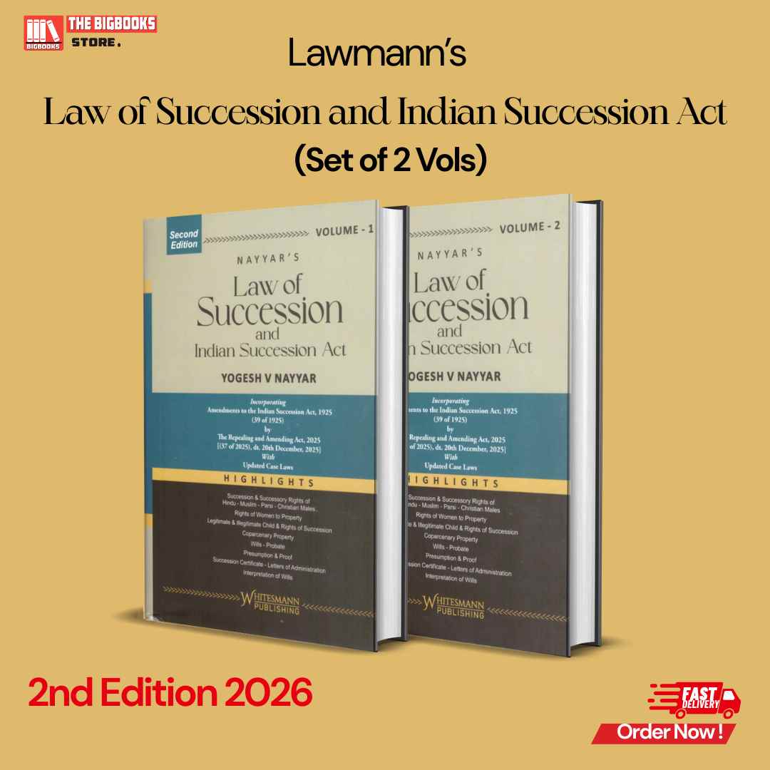 whitesmann's Law of Succession and Indian Succession Act (Set of 2 Volume) - 2nd Edition 2026 whitesmann's Law of Succession and Indian Succession Act (Set of 2 Volume) - 2nd Edition 2026