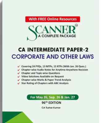 Scanner CA Inter ( Group -1 ) Paper-2 ( Corporate and Other Laws) For May 26, Sep.26 & jan . 27 - 96th Edition 2026