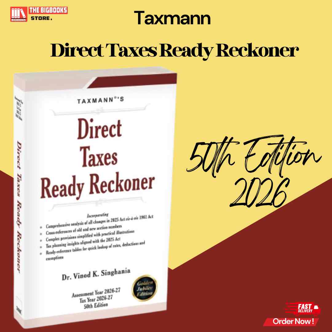 Taxmann's Direct Taxes Ready Reckoner - 50th Edition 2026 Taxmann's Direct Taxes Ready Reckoner - 50th Edition 2026