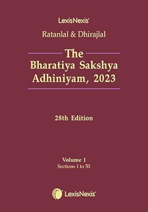 LexisNexis's The Bharatiya Sakshya Adhiniyam, 2023  ( BSA) Set of 2 Vols - 28th Edition 2026