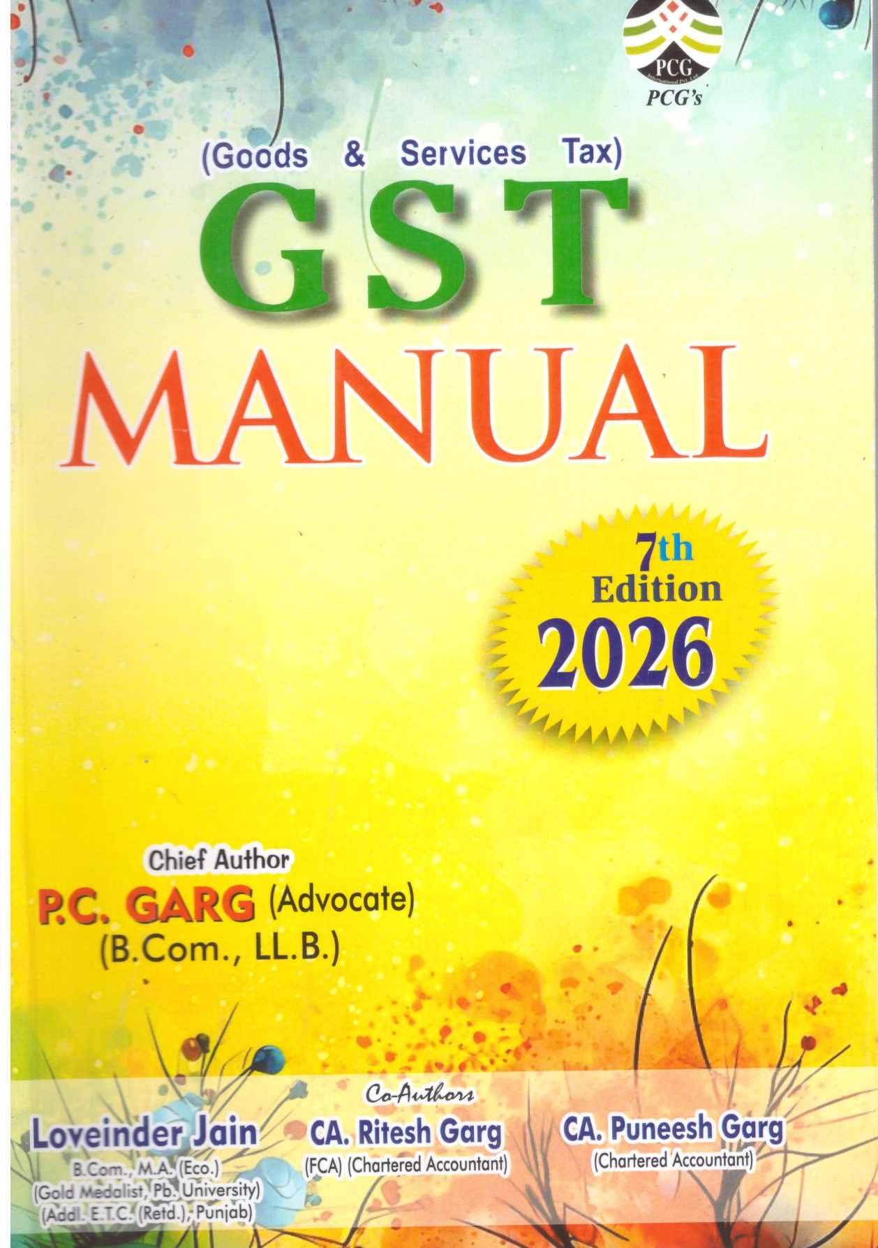PCG's GST Manual ( Goods & Service Tax ) - 7th Edition 2026