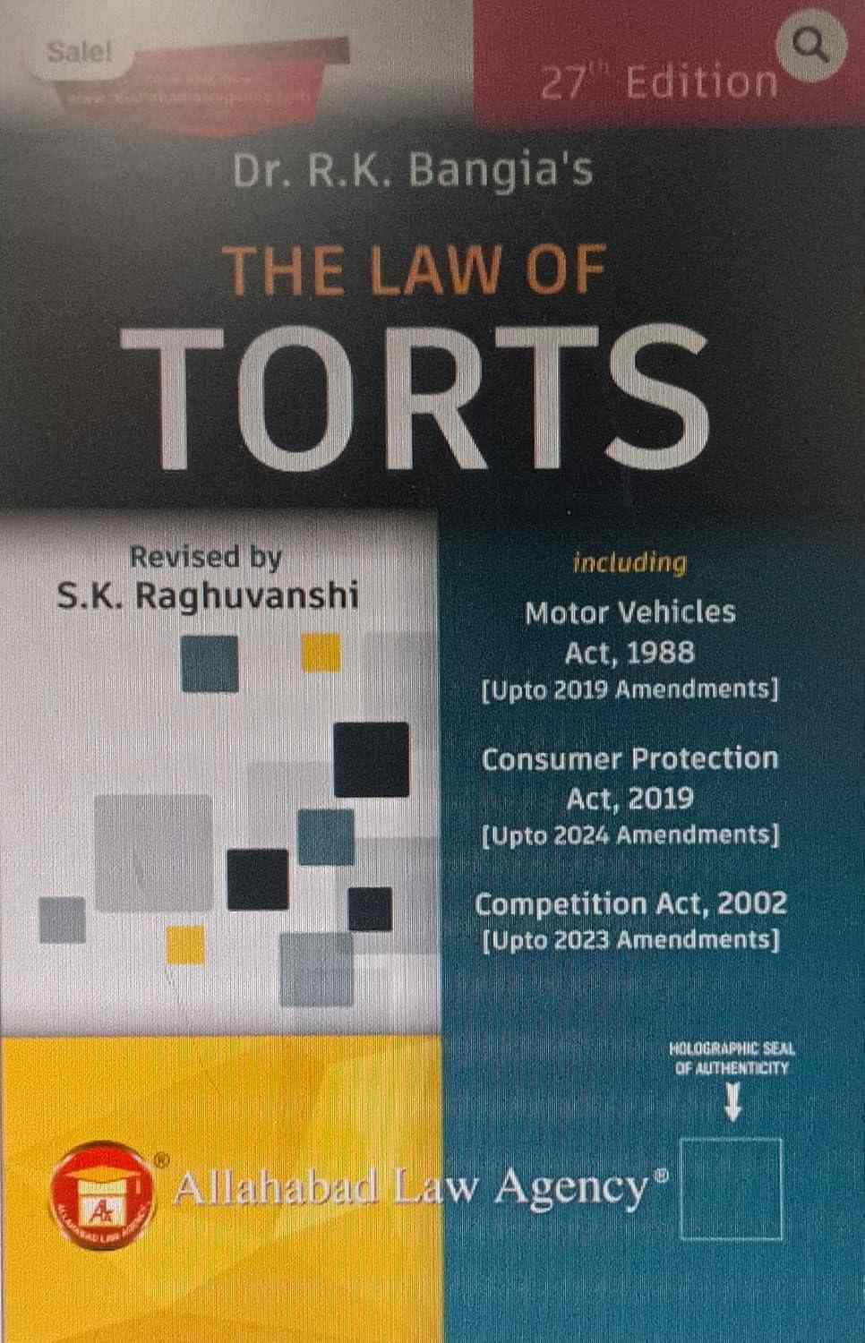 ALA's  The Law of torts - 27th Edition 2026
