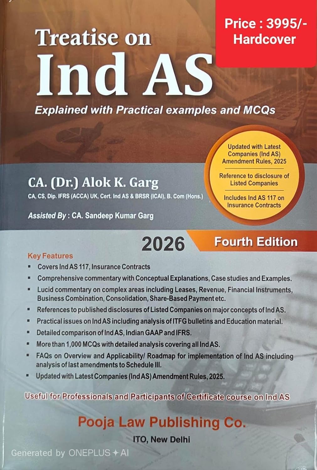 Pooja's Treatise on Ind AS Explained with practical examples and MCQs - 4th Edition 2026 Pooja's Treatise on Ind AS Explained with practical examples and MCQs - 4th Edition 2026