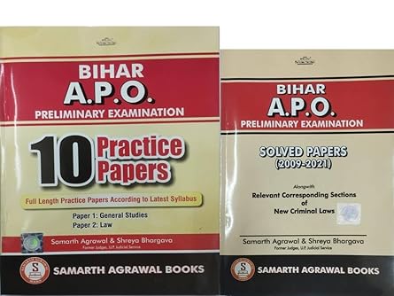 Smarth's Bihar A.P.O. Pre. Exam. Combo (Practice + Solved Papers) - Edition 2026 Smarth's Bihar A.P.O. Pre. Exam. Combo (Practice + Solved Papers) - Edition 2026
