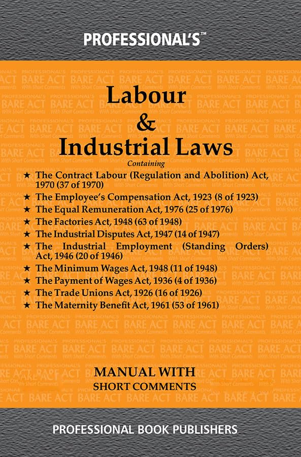 Professional's Labour & Industrial Laws Containg 10 Acts - Edition 2026 Professional's Labour & Industrial Laws Containg 10 Acts - Edition 2026