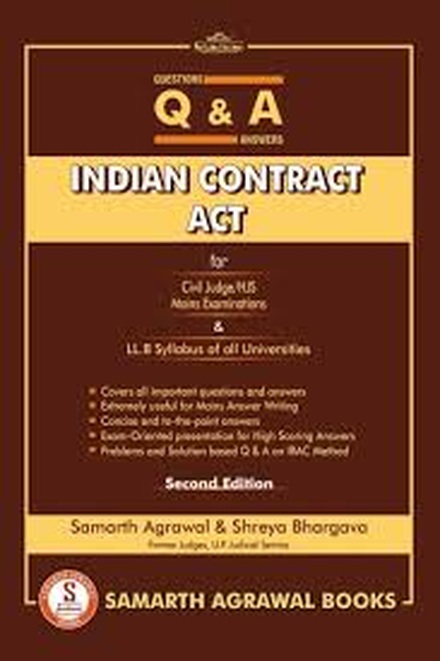 Samarth's Questions and Answers: Indian Contract Act - 2nd Edition 2026