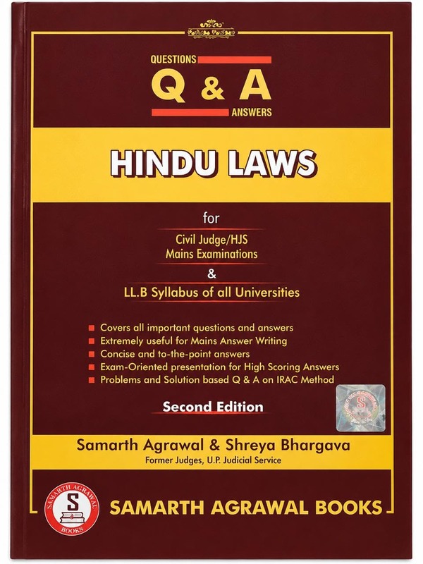 Samarth's Questions and Answers: Hindu Laws - 2nd Edition 2026