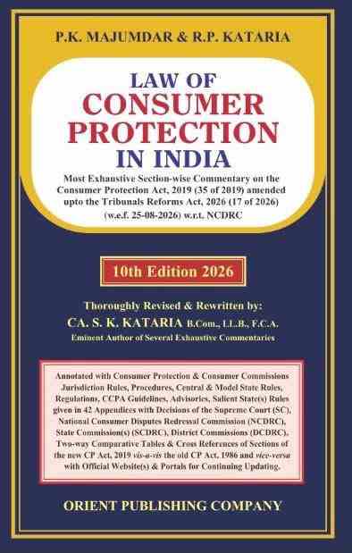 Orient's Law of Consumer Protection in India - 10th Edition 2026 Orient's Law of Consumer Protection in India - 10th Edition 2026